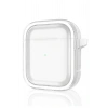Mey İthalat® Airpods 4 (4.nesil) Shiny Şeffaf Kılıf - Beyaz