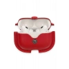 Mey İthalat® Airpods Pro 2 (2.nesil) Çanta Deri Kılıf - Kırmızı