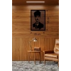 Mey İthalat® Atatürk Line Art Metal Görünümlü Ahşap Tablo - Modern Ofis ve Ev Dekoru