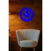 Mey İthalat® Chelsea FC Logolu Ahşap Duvar Saati - 40x40 cm Taraftar Hediyesi