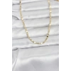 Mey İthalat® CM 14K Gold Renk Ezme Zincir 60 cm Kadın Kolye