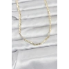 Mey İthalat® CM 14K Gold Renk Gemici Zincir Model 60 cm Kadın Kolye