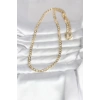 Mey İthalat® CM 14K Gold Renk Kalın Zincir Model 60 cm Kadın Kolye