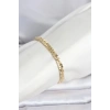 Mey İthalat® CM 14K Gold Renk Kalın Zincir Model Kadın Bileklik