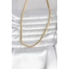 Mey İthalat® CM 14K Gold Renk Yassı Yılan Zincir Model 45 cm Kadın Kolye