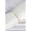 Mey İthalat® CM 14K Gold Renk Zincirli Model Kadın Bileklik