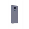 Mey İthalat®  General Mobile GM 20 Kılıf Nano içi Kadife Silikon - Gri