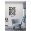 Mey İthalat® Geometrik Soyut Tasarım Ahşap Duvar Tablosu - 25x35 cm Lazer Kesim Modern Pano