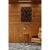 Mey İthalat® Gotham Temalı Ahşap Duvar Saati - 25x35 cm Lazer Kesim Dekoratif Saat