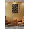 Mey İthalat® Gotham Temalı Ahşap Duvar Saati - 25x35 cm Lazer Kesim Dekoratif Saat