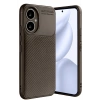 Mey İthalat®  Honor 400 Kılıf Auto Focus Karbon Kapak - Kahverengi