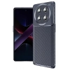 Mey İthalat®  Honor Magic 7 Lite Kılıf Auto Focus Karbon Kapak - Lacivert