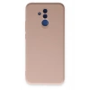 Mey İthalat®  Huawei Mate 20 Lite Kılıf Nano içi Kadife Silikon - Pudra