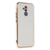 Mey İthalat®  Huawei Mate 20 Lite Kılıf Volet Silikon - Beyaz