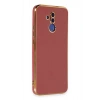 Mey İthalat®  Huawei Mate 20 Lite Kılıf Volet Silikon - Kırmızı
