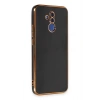 Mey İthalat®  Huawei Mate 20 Lite Kılıf Volet Silikon - Siyah