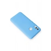 Mey İthalat®  Huawei P Smart 2019 Kılıf Nano içi Kadife Silikon - Mavi