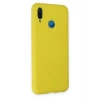 Mey İthalat®  Huawei P20 Lite Kılıf Nano içi Kadife Silikon - Sarı
