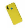 Mey İthalat®  Huawei P20 Lite Kılıf Nano içi Kadife Silikon - Sarı