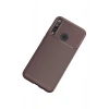 Mey İthalat®  Huawei P40 Lite E Kılıf Auto Focus Karbon Kapak - Kahverengi