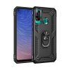 Mey İthalat® Huawei P40 Lite E Kılıf Sofya Yüzüklü Silikon Kapak - Siyah