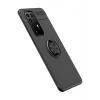 Mey İthalat® Huawei P40 Pro Kılıf Range Yüzüklü Silikon - Siyah