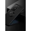 Mey İthalat® Huawei P40 Pro Kılıf Range Yüzüklü Silikon - Siyah