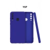 Mey İthalat®  Huawei Y6P Kılıf First Silikon - Lacivert