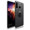 Mey İthalat® Huawei Y6P Kılıf Range Yüzüklü Silikon - Siyah