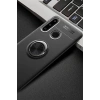 Mey İthalat® Huawei Y6P Kılıf Range Yüzüklü Silikon - Siyah