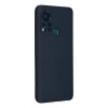 Mey İthalat®  İnfinix Hot 11s Kılıf Nano içi Kadife Silikon - Lacivert