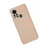 Mey İthalat®  İnfinix Hot 11s Kılıf Nano içi Kadife Silikon - Pudra
