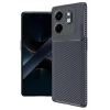 Mey İthalat®  İnfinix Smart 9 Kılıf Auto Focus Karbon Kapak - Lacivert