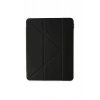 Mey İthalat®   iPad 10.2 (8.nesil) Kılıf Kalemlikli Mars Tablet Kılıfı - Siyah