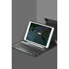 Mey İthalat®  iPad 5 Air 9.7 Kılıf KC01 Smart Klavyeli Tablet Kılıfı - Siyah