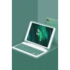 Mey İthalat®  iPad Pro 11 (2022) Kılıf KC01 Smart Klavyeli Tablet Kılıfı - Koyu Yeşil