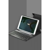 Mey İthalat®  iPad Pro 11 (2022) Kılıf KC01 Smart Klavyeli Tablet Kılıfı - Siyah