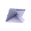 Mey İthalat® iPad Pro 11 (2024) Kılıf Kalemlikli Hugo Tablet Kılıfı - Lila