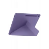 Mey İthalat® iPad Pro 11 (2024) Kılıf Kalemlikli Hugo Tablet Kılıfı - Mor