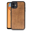 Mey İthalat®   iPhone 11 Kılıf Aras Deri Kapak - Taba
