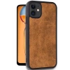 Mey İthalat®   iPhone 11 Kılıf Aras Deri Kapak - Taba