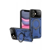 Mey İthalat®  iPhone 11 Kılıf Joy Lens Standlı Kapak - Lacivert