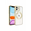 Mey İthalat®  iPhone 11 Kılıf Kross Magneticsafe Kapak - Gold