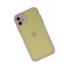 Mey İthalat®  iPhone 11 Kılıf Montreal Silikon Kapak - Mor