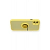 Mey İthalat®  iPhone 11 Kılıf Montreal Yüzüklü Silikon Kapak - Sarı