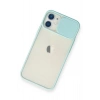 Mey İthalat® iPhone 11 Kılıf Palm Buzlu Kamera Sürgülü Silikon - Turkuaz
