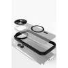 Mey İthalat®  iPhone 11 Kılıf Teleskop Lens Magsafe Silikon Kapak - Siyah