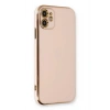Mey İthalat®  iPhone 11 Kılıf Volet Silikon - Pembe