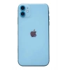 Mey İthalat® iPhone 11 Neon Fosforlu Kamera Lens - Mavi