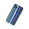 Mey İthalat® iPhone 11 Pro Kılıf Ebruli Lansman Silikon - Mavi-Gri